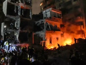 以色列对贝鲁特的空袭造成22人死亡，117人受伤，救援人员正在搜寻幸存者